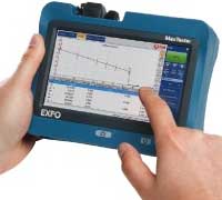 OTDR merilna oprema za testiranje in diagnostiko optičnih povezav